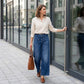 👖✨ Damen Casual High-Rise Weitbeinjeans – Schmeichelhafte Passform, Dehnbarer Komfort & Lässiger Style 💃