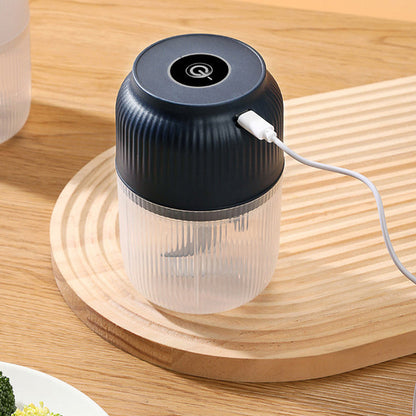 Kabelloser elektrischer Knoblauchzerkleinerer und -wolf