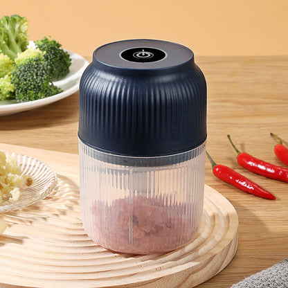 Kabelloser elektrischer Knoblauchzerkleinerer und -wolf