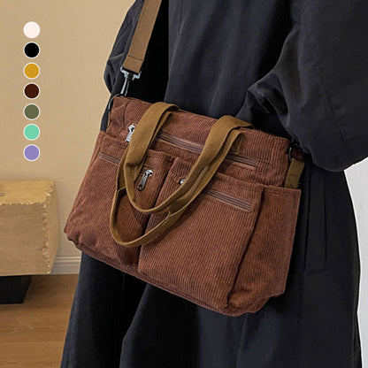 🤎 Elegante Schultertasche im Vintage-Stil – Uni, Praktisch & Stilvoll für den Alltag