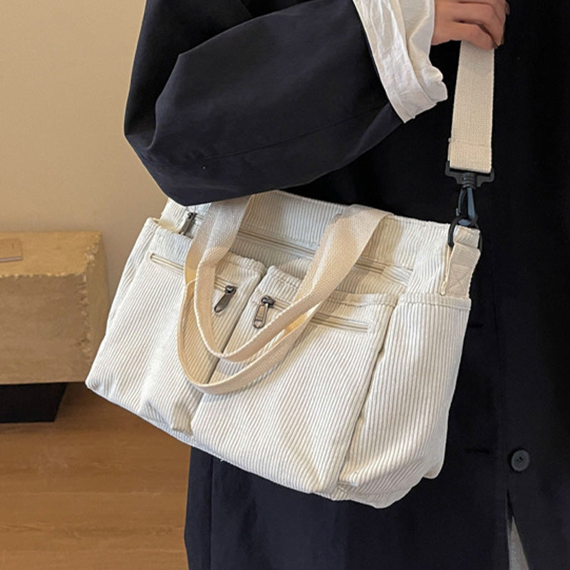🤎 Elegante Schultertasche im Vintage-Stil – Uni, Praktisch & Stilvoll für den Alltag