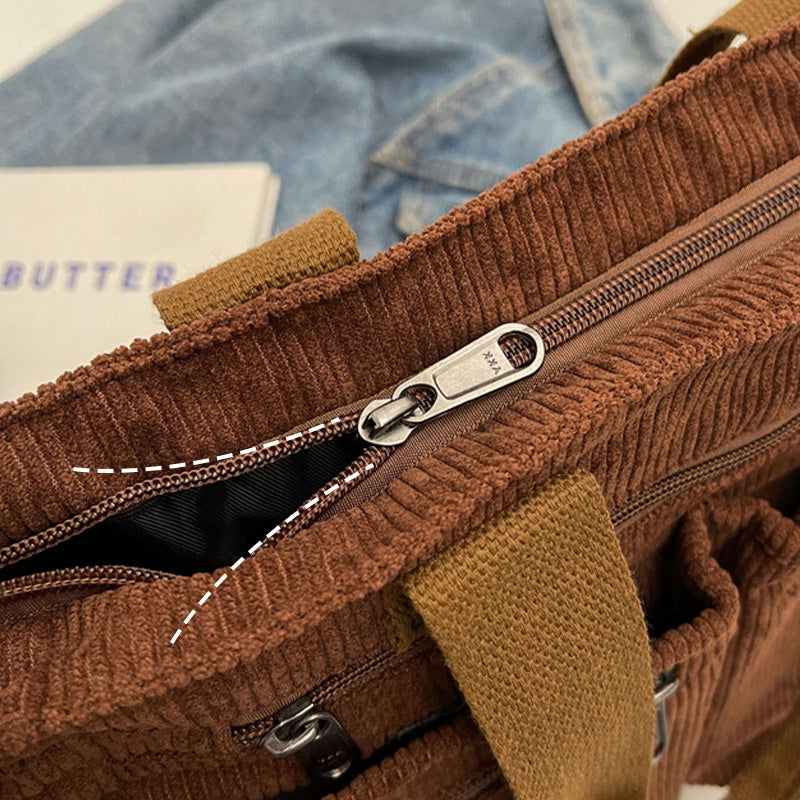 🤎 Elegante Schultertasche im Vintage-Stil – Uni, Praktisch & Stilvoll für den Alltag