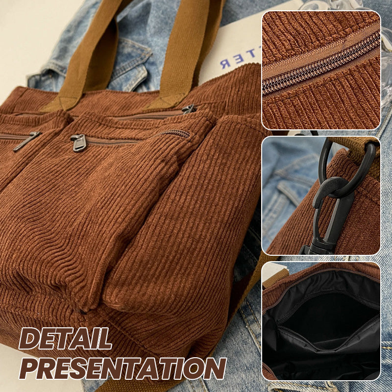 🤎 Elegante Schultertasche im Vintage-Stil – Uni, Praktisch & Stilvoll für den Alltag