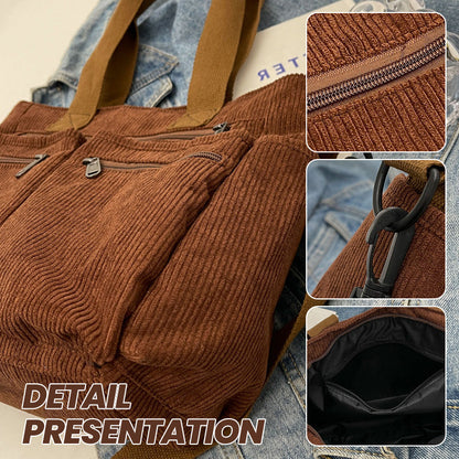 🤎 Elegante Schultertasche im Vintage-Stil – Uni, Praktisch & Stilvoll für den Alltag
