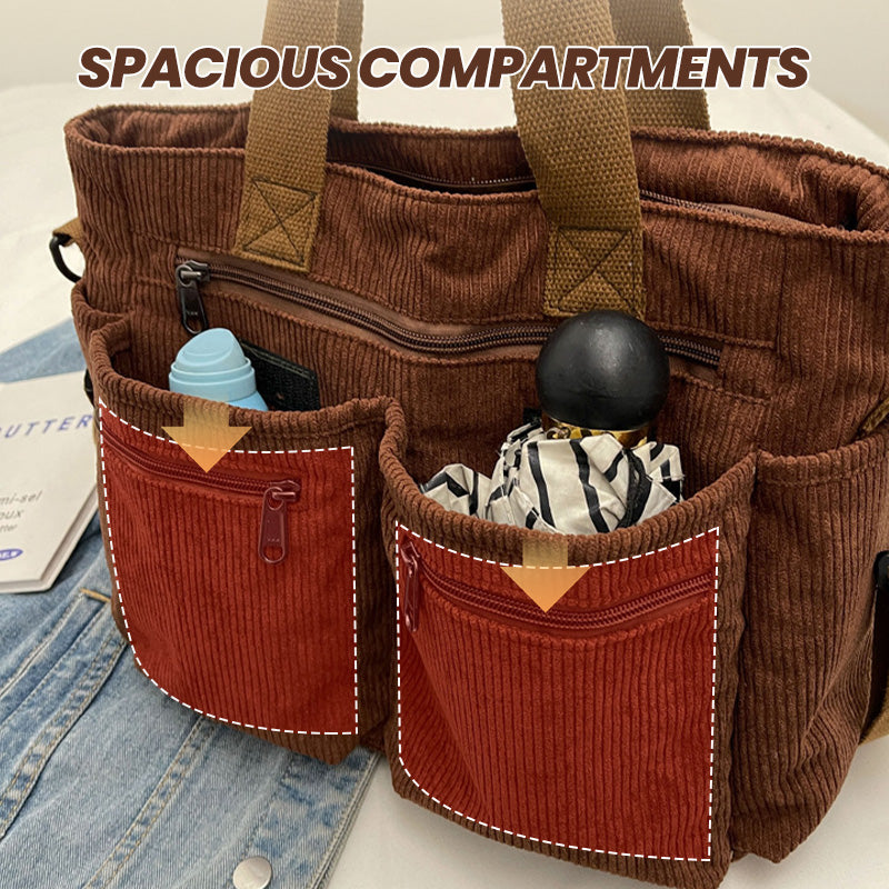 🤎 Elegante Schultertasche im Vintage-Stil – Uni, Praktisch & Stilvoll für den Alltag