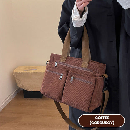 🤎 Elegante Schultertasche im Vintage-Stil – Uni, Praktisch & Stilvoll für den Alltag