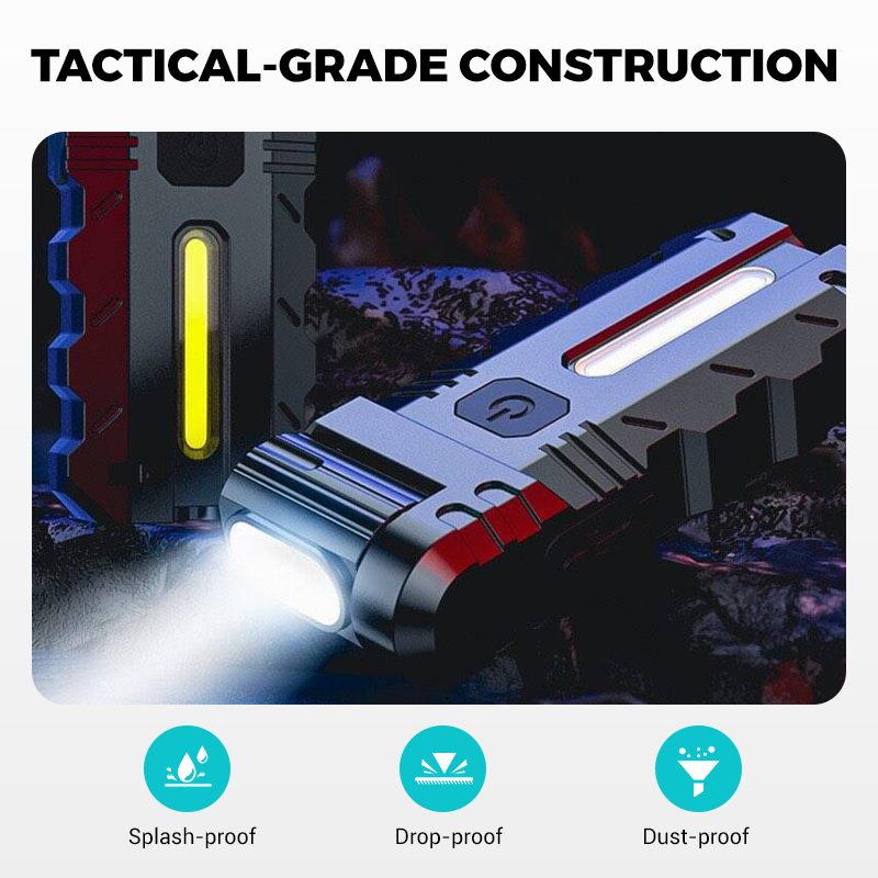 LED-Arbeitsleuchte mit 180° drehbarem Kopf