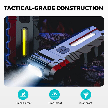 LED-Arbeitsleuchte mit 180° drehbarem Kopf