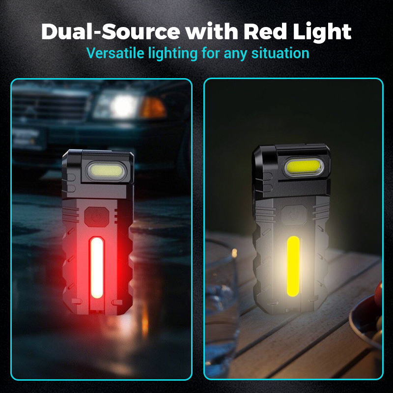 LED-Arbeitsleuchte mit 180° drehbarem Kopf