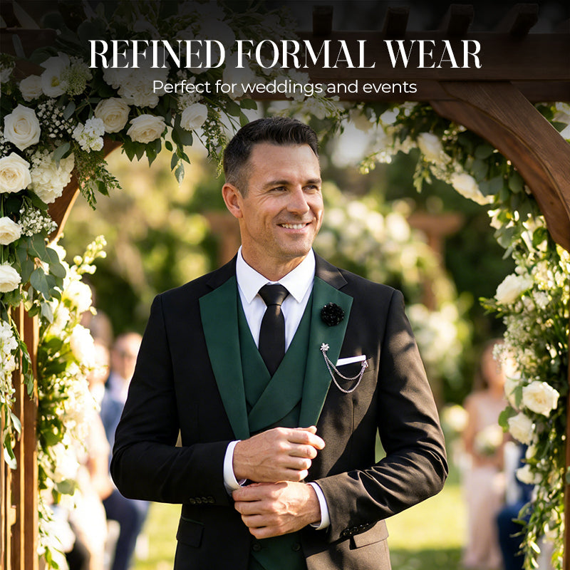 🤵 Moderner Hochzeitsanzug im Kontrast-Design