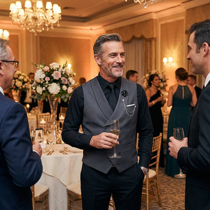 🤵 Moderner Hochzeitsanzug im Kontrast-Design