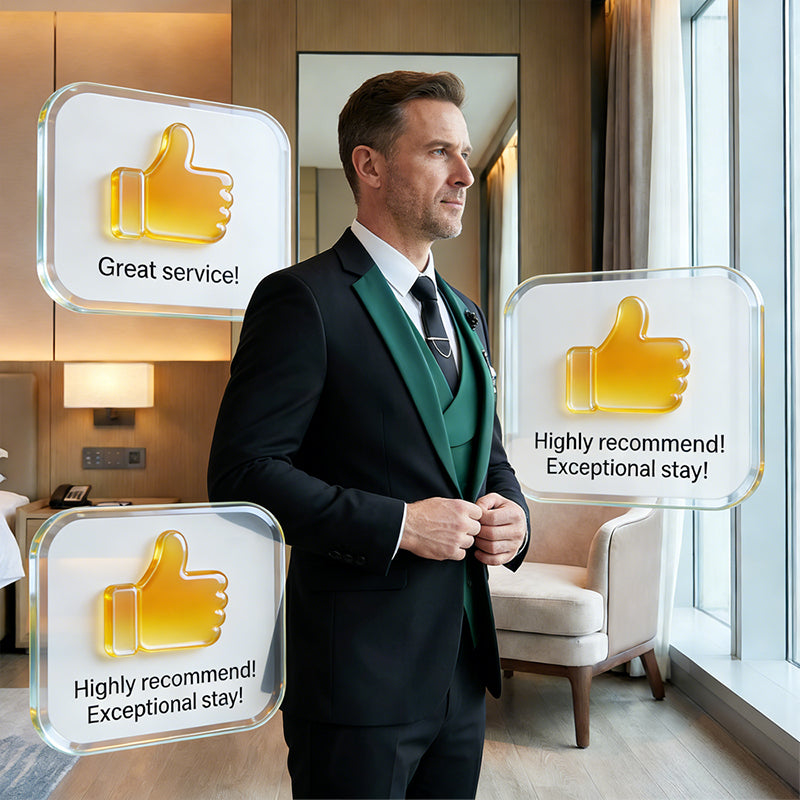 🤵 Moderner Hochzeitsanzug im Kontrast-Design