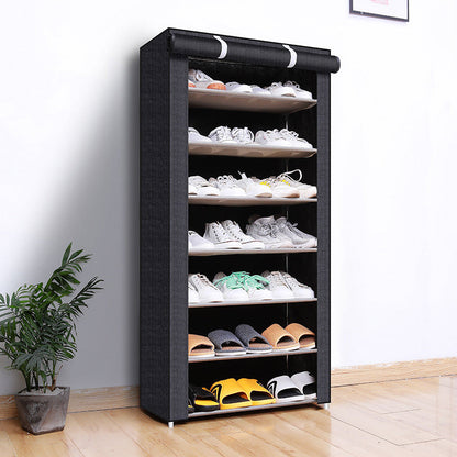 📦 LIMITIERTE ZEIT: 50% RABATT! ✨ Mehrschichtiger Staubdichter Schuhschrank – Rollbare Abdeckung, Stabil, Kompakt 🏡