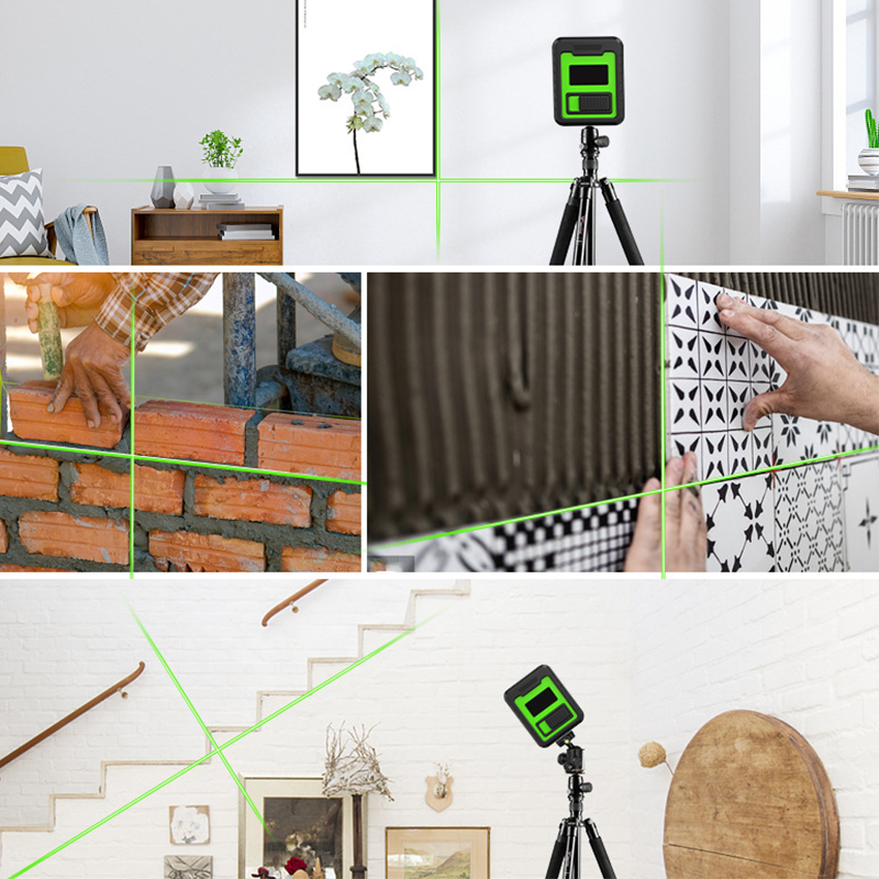 📐 🔧 Mini-Kreuzlinien-Hochpräzisionslaser-Nivelliergerät – Selbstnivellierend, Vertikale/Horizontale Linien & Kompaktes Design ✨