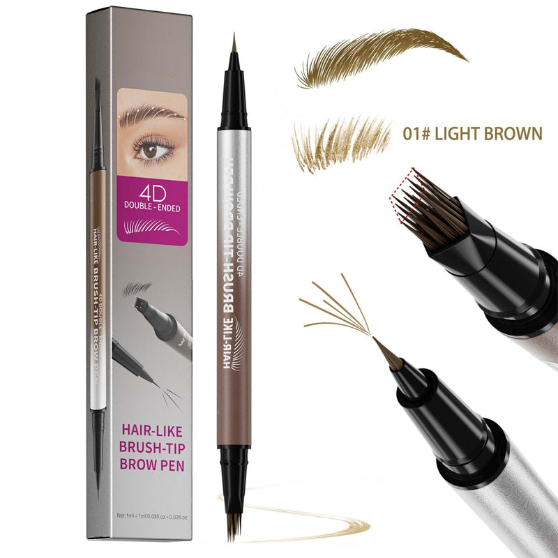 ✨kauf 1 bekomm 1 gratis！✨2-in-1 wasserfester flüssiger Augenbrauenstift