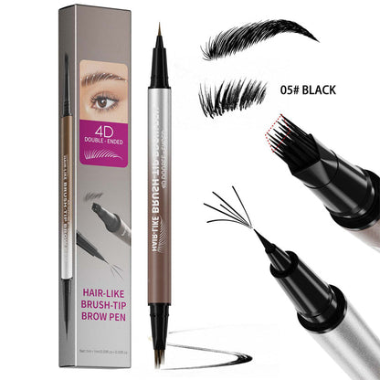 ✨kauf 1 bekomm 1 gratis！✨2-in-1 wasserfester flüssiger Augenbrauenstift