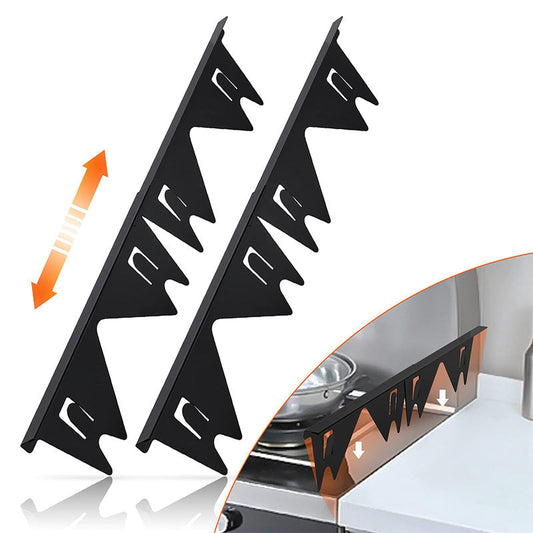🔥Verstellbare Edelstahl-Abdeckung für Kochfeldspalt – Kein Schmutz mehr in der Ritze!