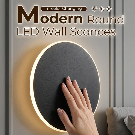 🌟Moderne runde LED-Wandleuchten