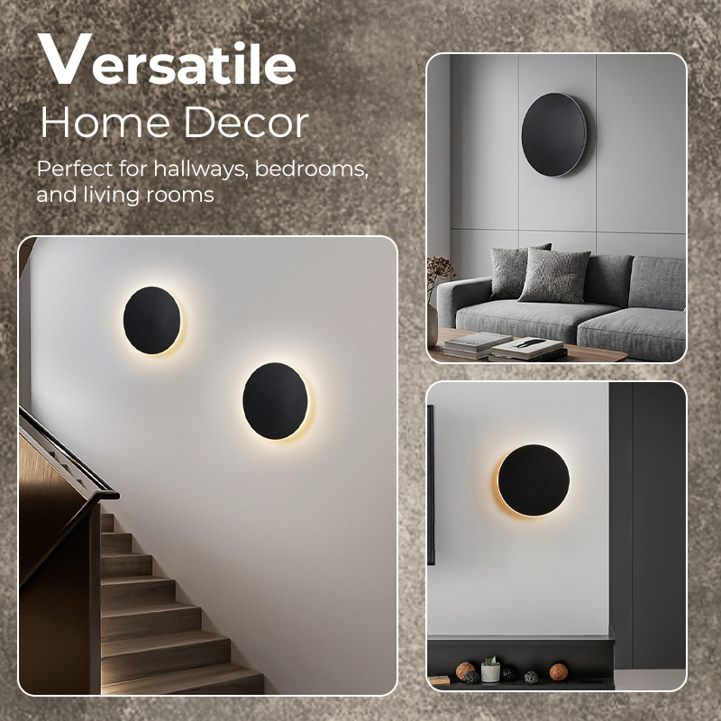 🌟Moderne runde LED-Wandleuchten
