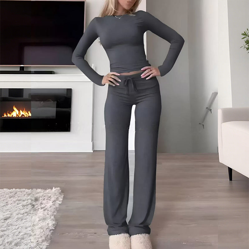 💃 Zweiteiliges Damen-Set – Lässiges Oberteil & Hose, Bequemer Schnitt & Perfekt für Jeden Tag 🌸