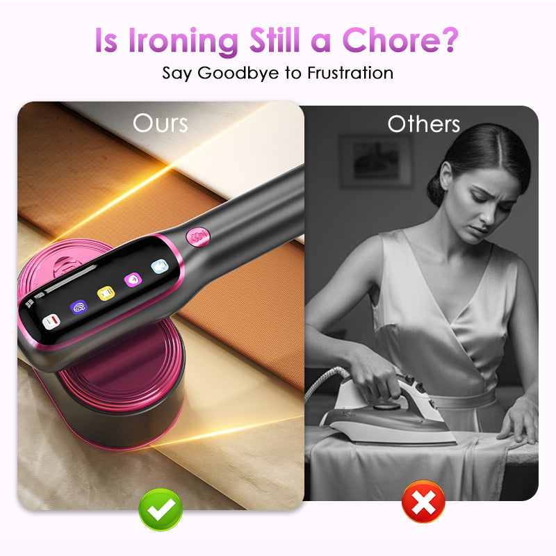 🚀 Neu 2026 – Jetzt verfügbar! Intelligentes faltbares Dampfbügeleisen mit Digitalanzeige