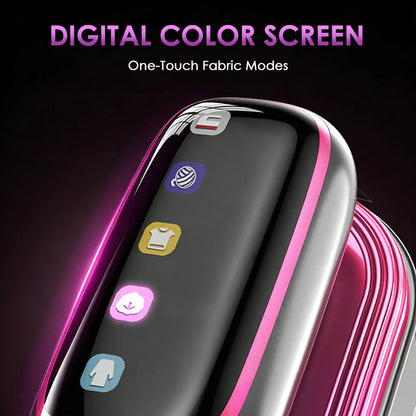 🚀 Neu 2026 – Jetzt verfügbar! Intelligentes faltbares Dampfbügeleisen mit Digitalanzeige