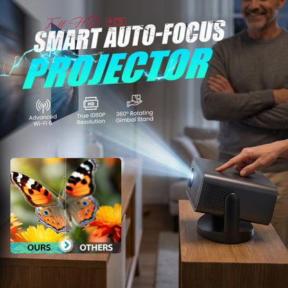 Full HD Smart Auto-Focus-Projektor