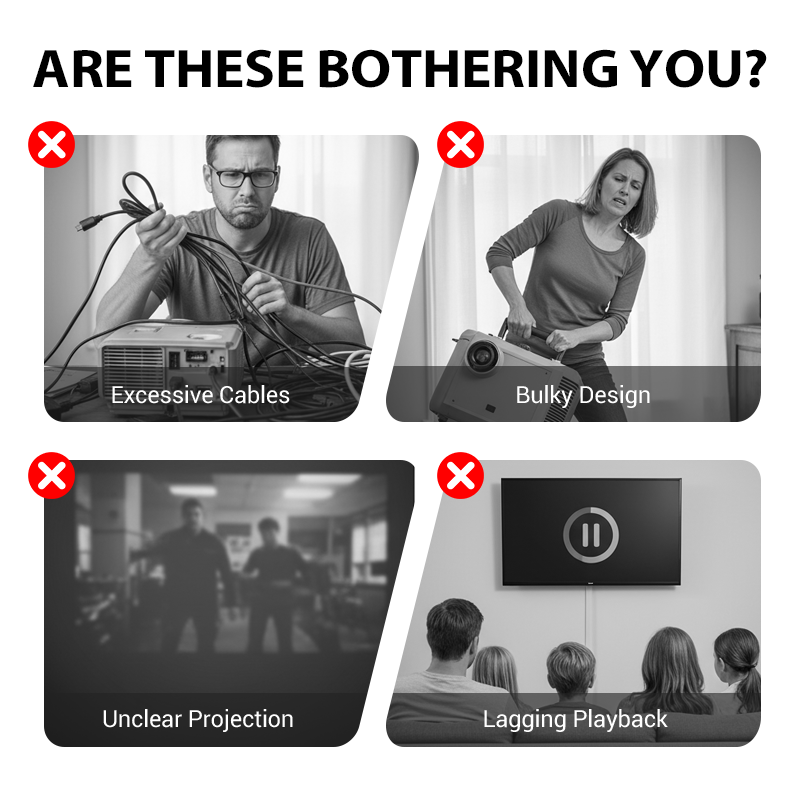 Full HD Smart Auto-Focus-Projektor