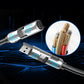 🔌💎 50% RABATT! 4-in-1-Schnellladedatenkabel mit Atemlicht – 240W, kompatibel mit iPhone & Android, Silikon + LED-Statusanzeige ⚡✨