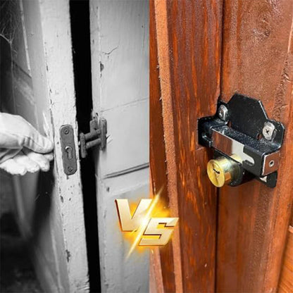 🔒🗝️ 50/70 mm Weitwurf-Torschloss mit 5 Schlüsseln – Robuste Konstruktion, Inklusive 5 Schlüssel & Universelle Passform 🚪 Kostenloser Versand