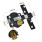 🔒🗝️ 50/70 mm Weitwurf-Torschloss mit 5 Schlüsseln – Robuste Konstruktion, Inklusive 5 Schlüssel & Universelle Passform 🚪 Kostenloser Versand