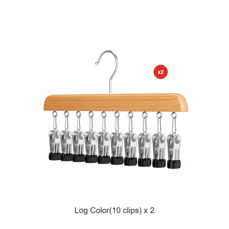 360° drehbarer Multi-Haken-Kleiderschrank-Organizer