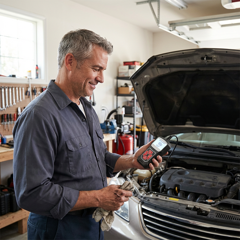 🚗 📟 OBD2 Fahrzeug-Diagnosegerät zur Fehlerauslesung – Umfassende Diagnose, Für alle Fahrzeuge & Benutzerfreundlich 🔧