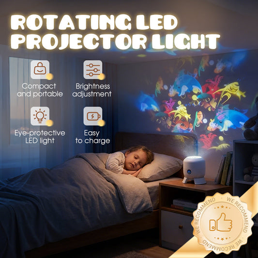 🥳50% RABATT！🌊 Rotierender LED-Projektor mit dynamischem Lichteffekt