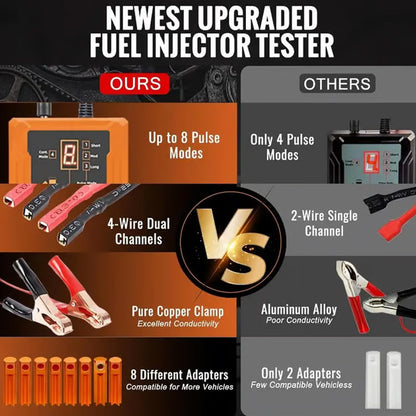 Professionelles 4-Modus-Werkzeug zum Testen und Reinigen von Einspritzdüsen