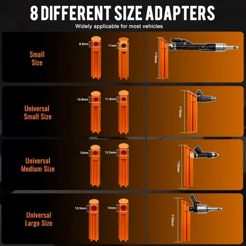 Professionelles 4-Modus-Werkzeug zum Testen und Reinigen von Einspritzdüsen