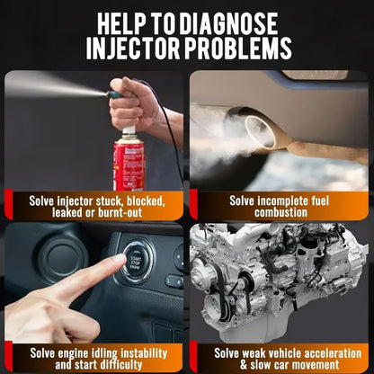 Professionelles 4-Modus-Werkzeug zum Testen und Reinigen von Einspritzdüsen