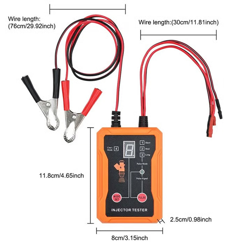 Professionelles 4-Modus-Werkzeug zum Testen und Reinigen von Einspritzdüsen
