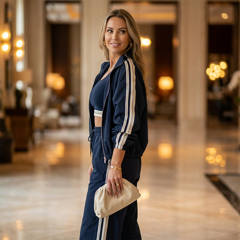 Sportlicher 3-teiliges Trainingsanzug-Set für Damen