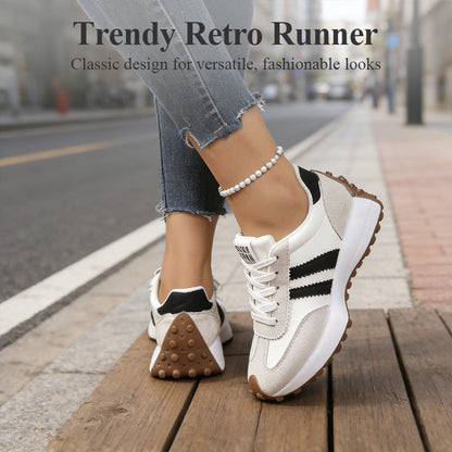 Damen-Freizeitschuhe, rutschfest, klobige Sneakers