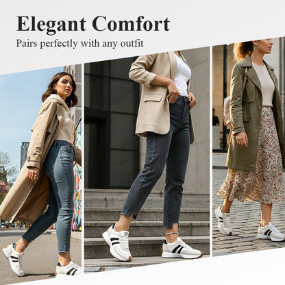 Damen-Freizeitschuhe, rutschfest, klobige Sneakers