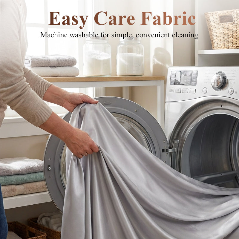 🛏️ Unifarbenes Satin-Spannbettlaken | Haar- & hautfreundlich | Temperaturausgleichend | Langlebig & maschinenwaschbar