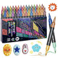 ✨96-Farben Dual-Tip Glitzer-Marker Set – Glitter & Fine Tip, Lebendige Farben & Perfekt Für Kunst, Basteln & Handlettering 🖌️