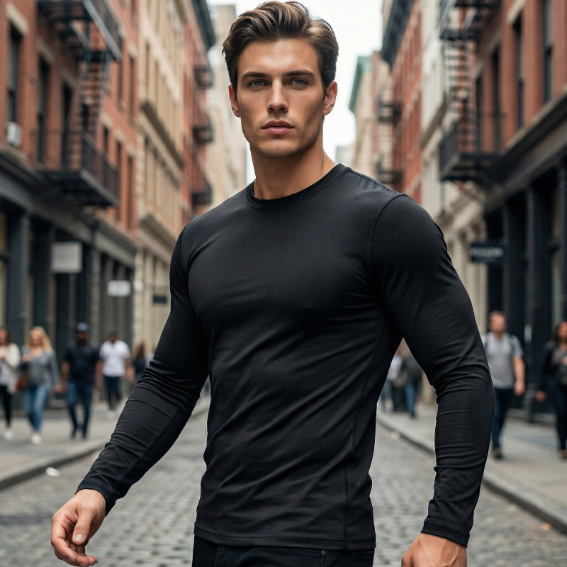 🔥Langärmlige, schnelltrocknende Sportshirts für Herren