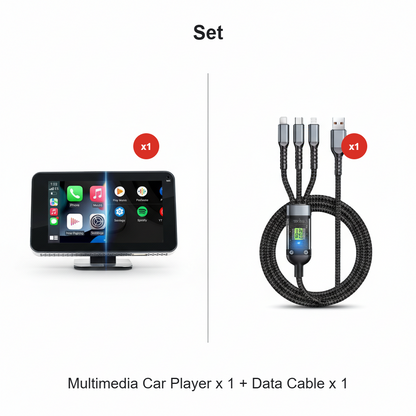 📱4,7-Zoll-HD-Touchscreen-Multimedia-Player für Ihr Auto – Wischen Sie mit den Fingerspitzen und verwandeln Sie Ihr Fahrzeug im Handumdrehen in ein intelligentes Entertainment-Center!🚗✨