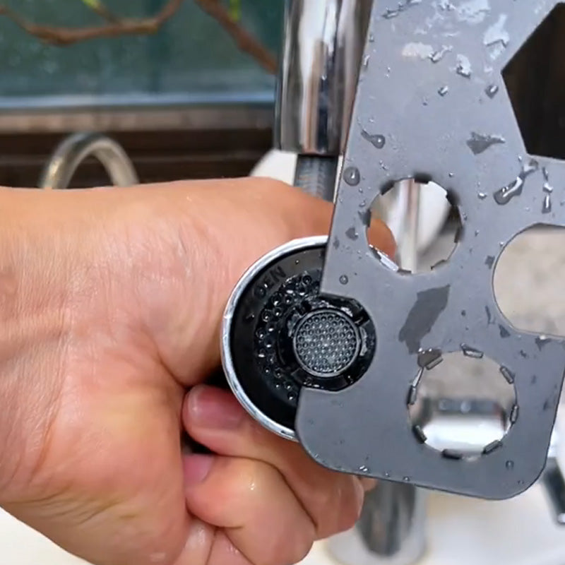 🔥Solange der Vorrat reicht 50 % Rabatt!🎉9-in-1 Mehrfunktionaler Schlüssel für Wasserhahn-Aerator
