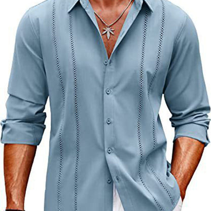 Effen Herentop met Lange Mouwen