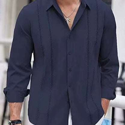 Effen Herentop met Lange Mouwen