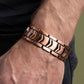 Herren-Kupferarmband, 3× Stärke, aus 99,99 % reinem Kupfer, magnetisch, verstellbare Länge