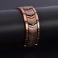 Herren-Kupferarmband, 3× Stärke, aus 99,99 % reinem Kupfer, magnetisch, verstellbare Länge